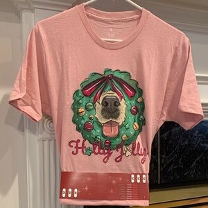 Doggie Christmas Wreath T-Shirt
